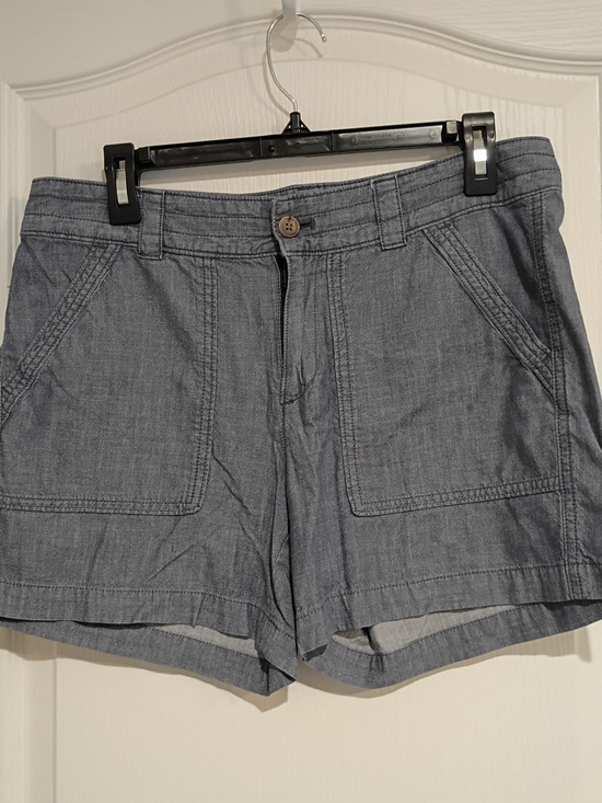 Banana Republic Pants - Banana Republic - Blue Women's Casual Chambray Shorts - Size 6
